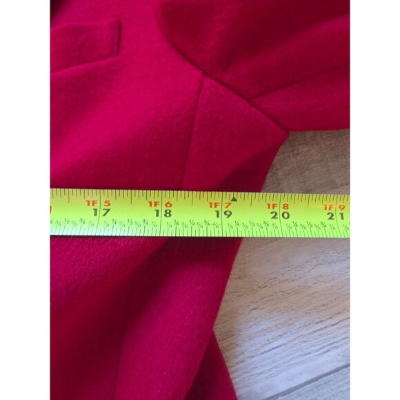 Lands End Womens Red Cashmere Blazer Size 14 - Picture 7 of 7